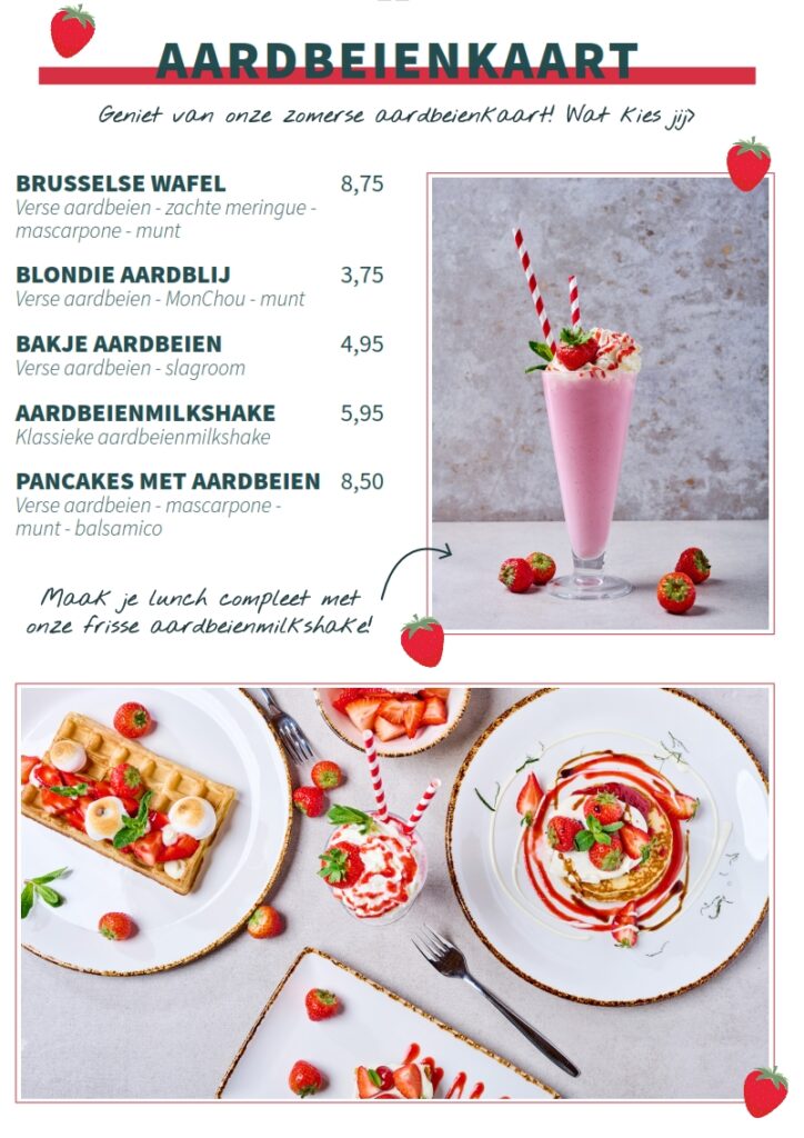 Brownies&downieS Zevenaar Menukaart